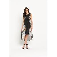 wallis rose mirror overlay dress