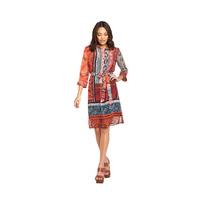 Wallis Paisley Tile Shirt Midi Dress