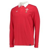 Wales Rugby Long Sleeve Jersey Red, Red