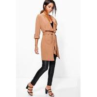 Waterfall Belted Duster - tan