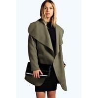 Waterfall Coat - khaki