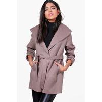 Waterfall Coat - mocha