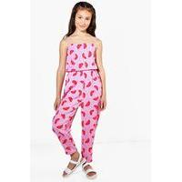 Watermelon Print Jumpsuit - multi