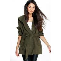 Waterfall Coat - khaki