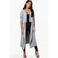 waterfall longline duster silver