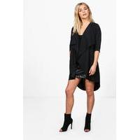 Waterfall Duster - black