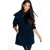 Waterfall Coat - navy