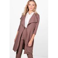 Waterfall Duster - mocha