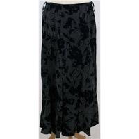 wallis size 14 brown devore velvet skirt