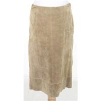 Wallis Size: 10 Brown leather skirt