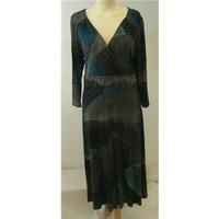 wallis size 12 black full length dress