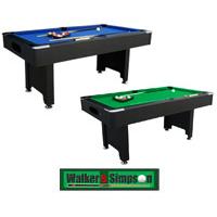 walker simpson monarch 6ft pool table with ball return
