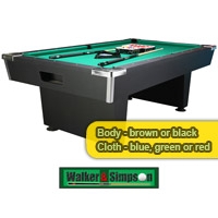 Walker & Simpson Ultimate 7ft Slate Bed Pool Table + Accessories