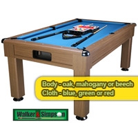walker simpson azure 7ft slate bed pool table accessories