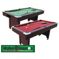 Walker & Simpson Sovereign 6ft Pool Table with Ball Return
