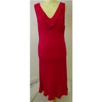 walllis size 10 pink calf length dress
