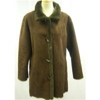 Wallis - Size Medium - Brown - Women\'s - Duffle Coat