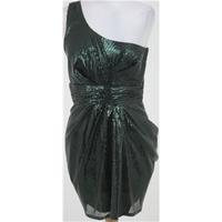 Warehouse: Size 10: Green sequined cocktail dress