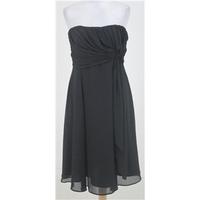 Wallis: Size 14: black strapless dress