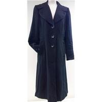 wallis black smart jacket coat size 16