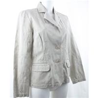 wallis size 12 cream cotton jacket wallis size 12 cream ivory casual j ...