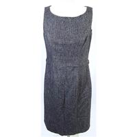 warehouse grey sleeveless wool dress size 12