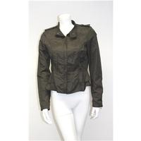 Wallis Size 10 Green Military Style Jacket. Wallis - Size: 10 - Green - Casual jacket / coat