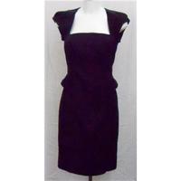 Warehouse black fitted dress Size 12