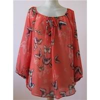 wallis size s pink blouse