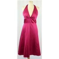 Warehouse halter neck party dress size 10 fuchsia Warehouse - Pink