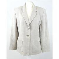 Wallis - Size 14 Petite - Oatmeal - Linen Jacket