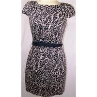 Warehouse Size 10 Leopard Printed Dress