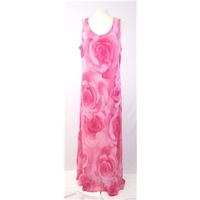 Wallis - Size 18 - Fuchsia - Floral Pattern Long Dress