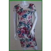 Warehouse - Size: 12 - Multi-coloured - Knee length dress
