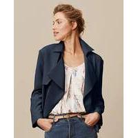 Waterfall Collar Biker Jacket