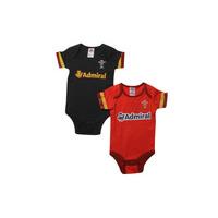 Wales WRU 2016/17 Infant Bodysuits 2 Pack