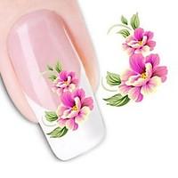 water transfer printing nail stickers xf1023