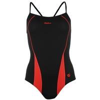 WaiKoa Ladies Open Training Back Swimsuit with Thin Bound Straps