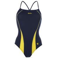 WaiKoa Ladies Open Training Back Swimsuit with Thin Bound Straps