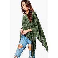 Waterfall Drape Top - green