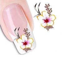 water transfer printing nail stickers n01551