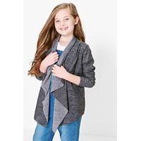 waterfall cardigan grey