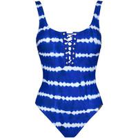 Watercult 1 Piece Blue Swimsuit Tie-Dye Tribe women\'s Swimsuits in blue