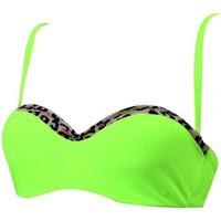 Watts Neon Green Bandeau Swimsuit Top LOZIK women\'s Mix & match swimwear in green