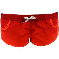 watts neon coral woman shorts ponan womens shorts in orange