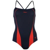 WaiKoa Ladies Open Training Back Swimsuit with Thin Bound Straps