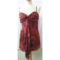 Wallis - size:10 - Red/brown - Halter-neck top