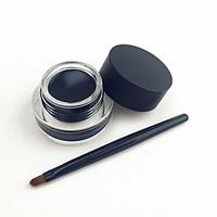 Waterproof Black Natural EyeLiner with Brush Set