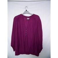 Wallis - Size: M - Purple - Long sleeved shirt