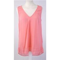 Warehouse - Size 10 - Coral - Sleeveless Top